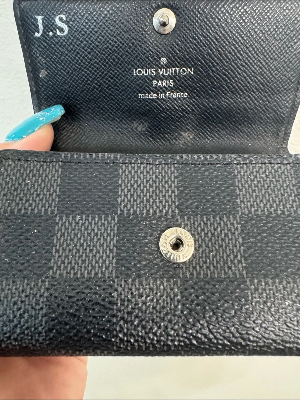 Louis Vuitton Damier graphite Key Holder